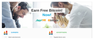 Earn Free Bitcoin by watching ads available daily